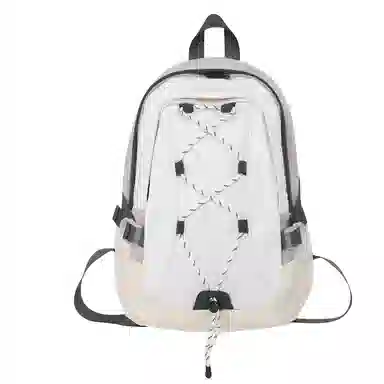 尼格尔 潮流时尚双肩包旅游休闲背包通勤大容量初高中学生书 尼龙 男女同款情侣款 多色