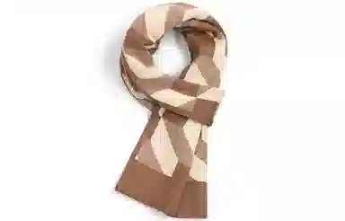 优幽兰 秋冬百搭时尚韩版显脸小针织商务休闲气质简约防风防寒经典款保暖护 绒线围巾 男款