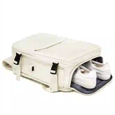 维多利亚旅行者 干湿分离多功能大容量出差独立鞋仓休闲时尚 涤纶 电脑包双肩包背包 常规 男女同款情侣款 绿色/米色/黑色