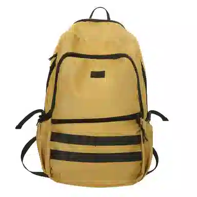 尼格尔 日系双肩包潮酷大学生书包高中生休闲旅行电脑背包大容量 尼龙 男女同款情侣款 多色