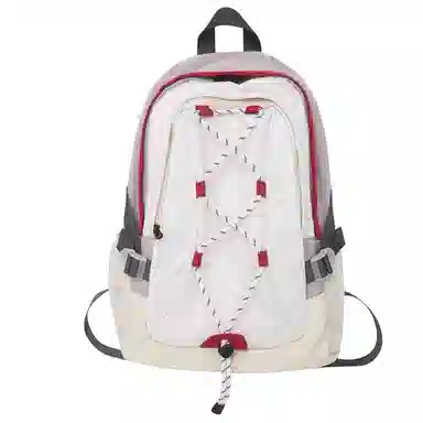 尼格尔 潮流时尚双肩包旅游休闲背包通勤大容量初高中学生书 尼龙 男女同款情侣款 多色