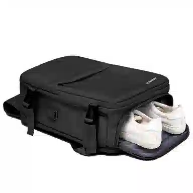 维多利亚旅行者 干湿分离多功能大容量出差独立鞋仓休闲时尚 涤纶 电脑包双肩包背包 常规 男女同款情侣款 绿色/米色/黑色