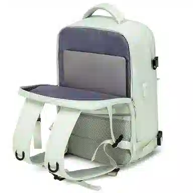 维多利亚旅行者 干湿分离多功能大容量出差独立鞋仓休闲时尚 涤纶 电脑包双肩包背包 常规 男女同款情侣款 绿色/米色/黑色