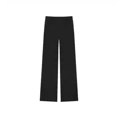 麓蔓蒂 运动松紧抽绳阔腿休闲裤 女款 黑色