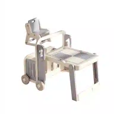 曼龙 多功能收纳游戏学习桌 可折叠画板 积木桌