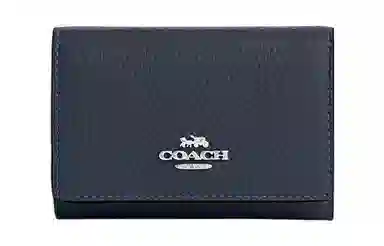 COACH Micro 10 Silver Denim