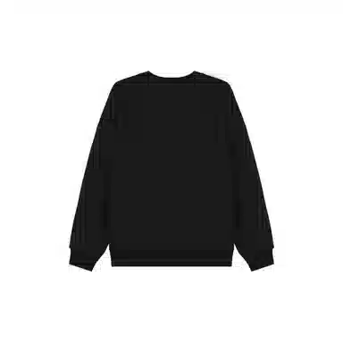 麓蔓蒂 圆领宽松纯色绣花卫衣 女款