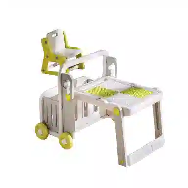 曼龙 多功能收纳游戏学习桌 可折叠画板 积木桌