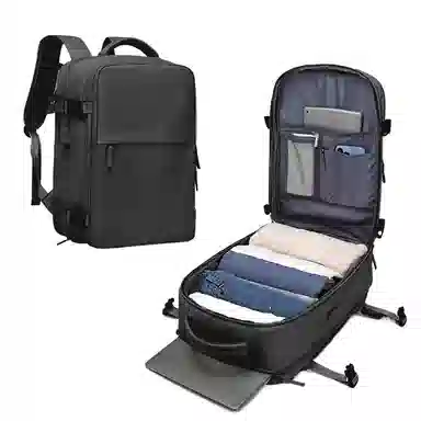 维多利亚旅行者 干湿分离多功能大容量出差独立鞋仓休闲时尚 涤纶 电脑包双肩包背包 常规 男女同款情侣款 绿色/米色/黑色