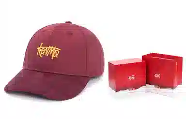 Kenmore Baseball Cap Grey/Burgundy