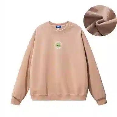 星际者 秋冬季保暖打底衫卡通章鱼图案字母印花卫衣 男女同款 加绒加厚可选