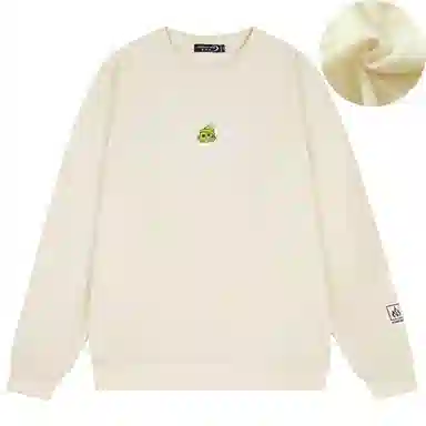 星际者 秋冬季保暖打底衫卡通章鱼图案字母印花卫衣 男女同款 加绒加厚可选