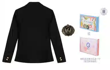 东鲸岁时记 带徽章双排扣西装 女款