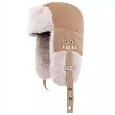 山一丸 冬季加绒保暖护耳帽户外防风骑车帽 棉涤 雷锋帽 男女同款情侣款