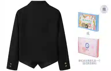 东鲸岁时记 纯色双排扣长袖西装外套 女款