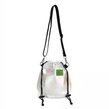 尼格尔 潮流抽绳超纤尼龙水桶包单肩斜挎包 男女同款 多色