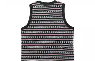 Chrome Hearts SS23 Black Striped Tank Top