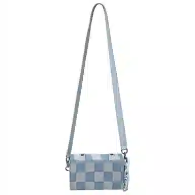 Slazenger Denim Checkerboard Shoulder Bag