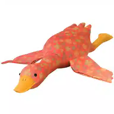 公主恋人 可爱超萌花布大鹅 玩偶 毛绒公仔