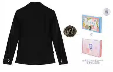 东鲸岁时记 带徽章双排扣西装 女款