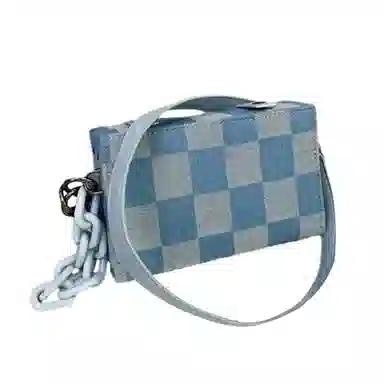 Slazenger Denim Checkerboard Shoulder Bag