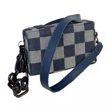 Slazenger Denim Checkerboard Shoulder Bag