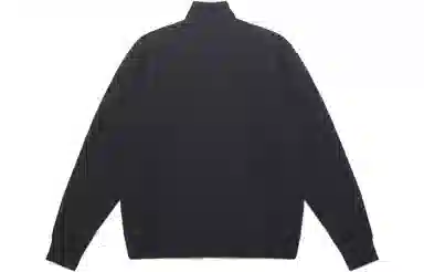 COACH FW22 Letter Print Half-Zip Sweatshirt Navy