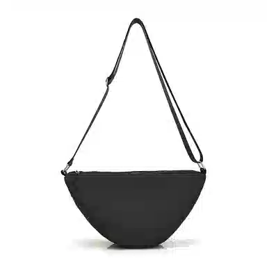 尼格尔 韩版棋盘格休闲饺子包运动机车包通勤超纤压纹面料单肩斜挎包 男女同款 多色