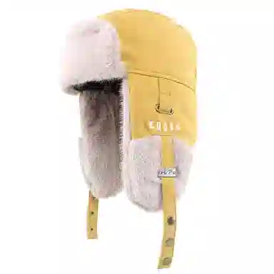 山一丸 冬季加绒保暖护耳帽户外防风骑车帽 棉涤 雷锋帽 男女同款情侣款