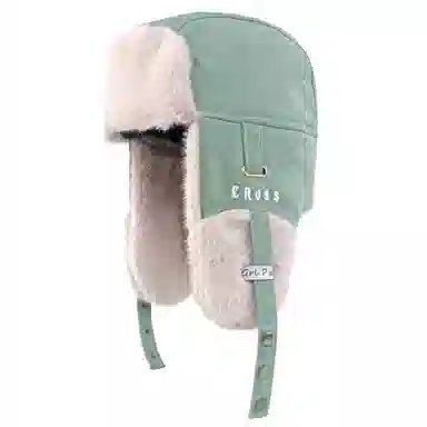 山一丸 冬季加绒保暖护耳帽户外防风骑车帽 棉涤 雷锋帽 男女同款情侣款