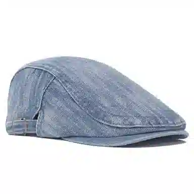 山一丸 英伦时尚水洗 棉 贝雷帽 男女同款情侣款