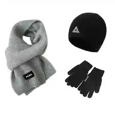 PEAK Black Triangle Acrylic Beanie