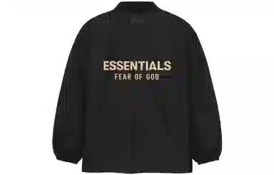 Fear of God Essentials Coaches Jacket Jet Black