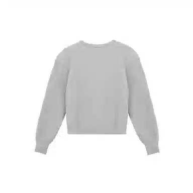 麓蔓蒂 拉链纯色短款长袖针织衫 女款