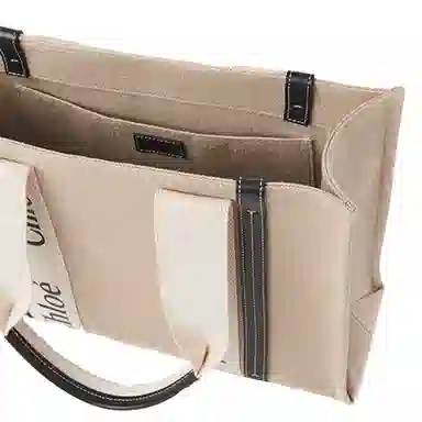 Chloe Woody Logo Tote