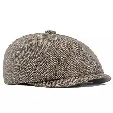 山一丸 粗花个性设计 可调节 贝雷帽 男款