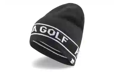 PUMA Logo Embroidered Beanie Black