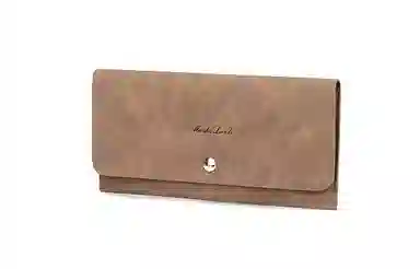 马莎兰缇 休闲复古高级感 合成革 钱包 常规 男款 咖啡色