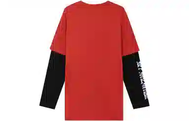 Vans Skull Logo Pullover LS Red