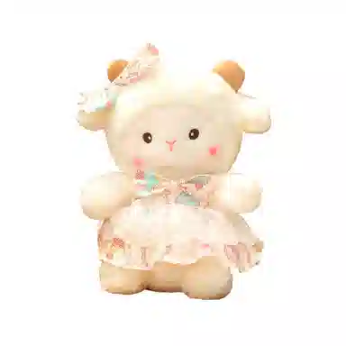 公主恋人 少女系小羊 换装布娃娃抱枕 玩偶 毛绒公仔