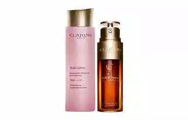 娇韵诗 双萃焕活精华水护肤套装 保湿 水乳两件套