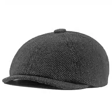 山一丸 粗花个性设计 可调节 贝雷帽 男款