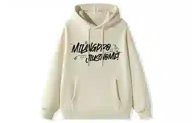 国际米兰足球俱乐部 涂鸦印花宽松休闲连帽套头学生运动户外内搭上衣重磅卫衣 男女同款