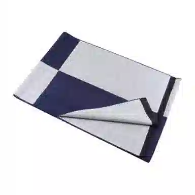 浪莎 经典保暖加厚格子加绒 绒线围巾 男款