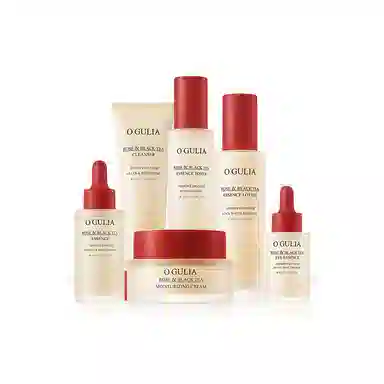 阿古丽娅 玫瑰红茶润泽护肤套装 舒缓保湿滋润补水