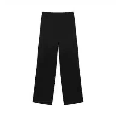 麓蔓蒂 纯色高腰抽绳直筒休闲裤 女款