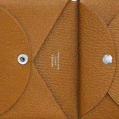 HERMES CalviDuo Compact Mysore 28 Caramel