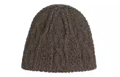 Stussy Cable Knit Beanie Brown