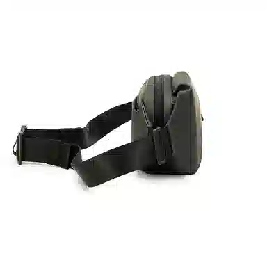 探界者 机能风亲肤耐磨防水时尚潮酷设计出街风格利器 织物 胸包腰包 常规 男女同款情侣款 黑色/灰色