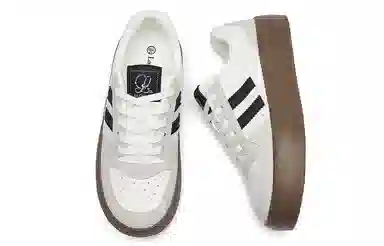 拉夏贝尔 合成革 百搭舒适 增高轻便 低帮 板鞋 女款